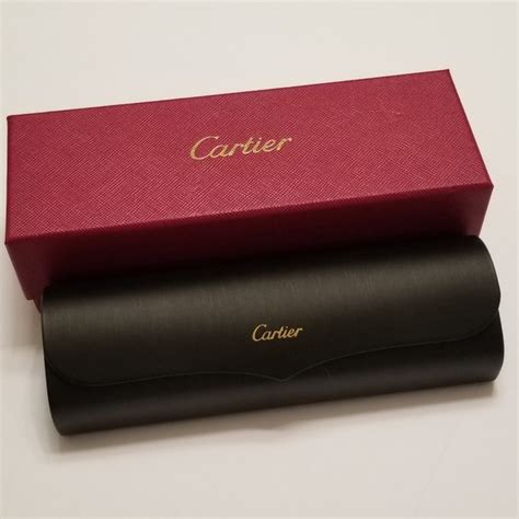 cartier glasses box|cartier sunglasses case.